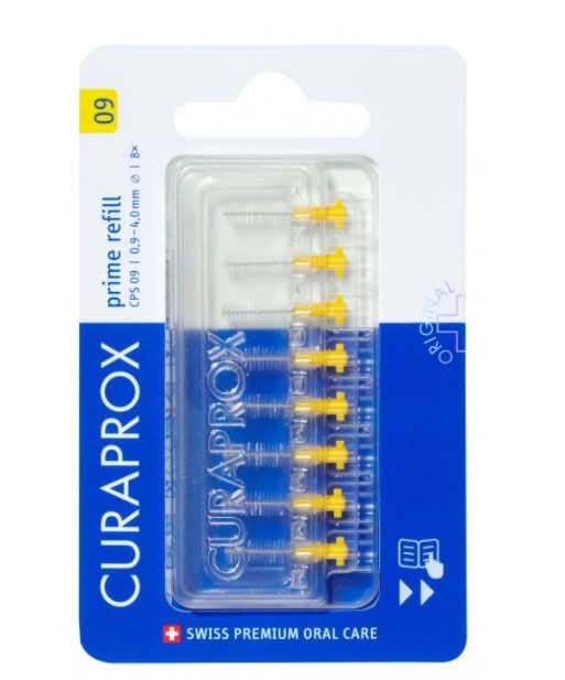 CURAPROX - CPS Prime Refill, Interdentalbürsten, 8 Stück,  Gelb