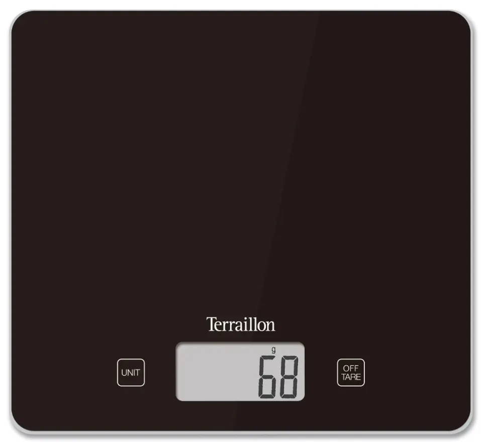 Terraillon Classic Black Küchenwaage – schwarz