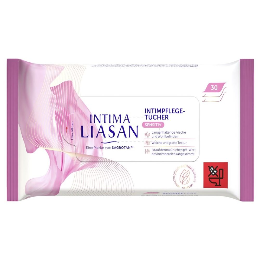 Sagrotan Intima Liasan Intimpflege Tücher Sensitive (30 Stk)