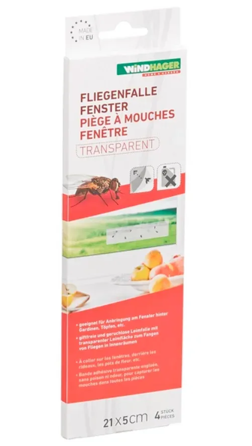 Windhager Fenster-Fliegenfalle | 21 × 5 cm