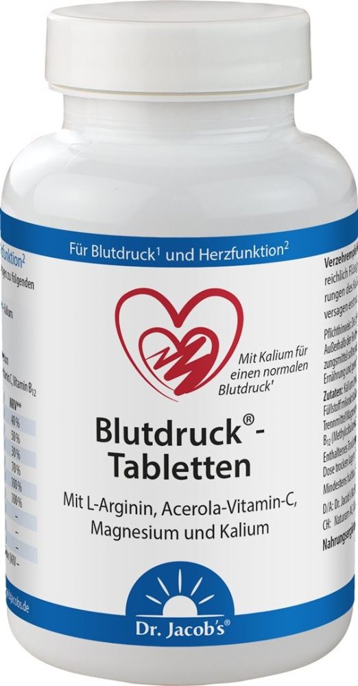 Dr. Jacob's Blutdruck Tabletten (126 Stk)