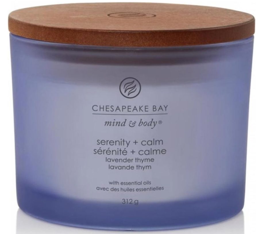 Chesapeake Bay - Duftkerze 3-Docht im Glas, 312g, Violett
