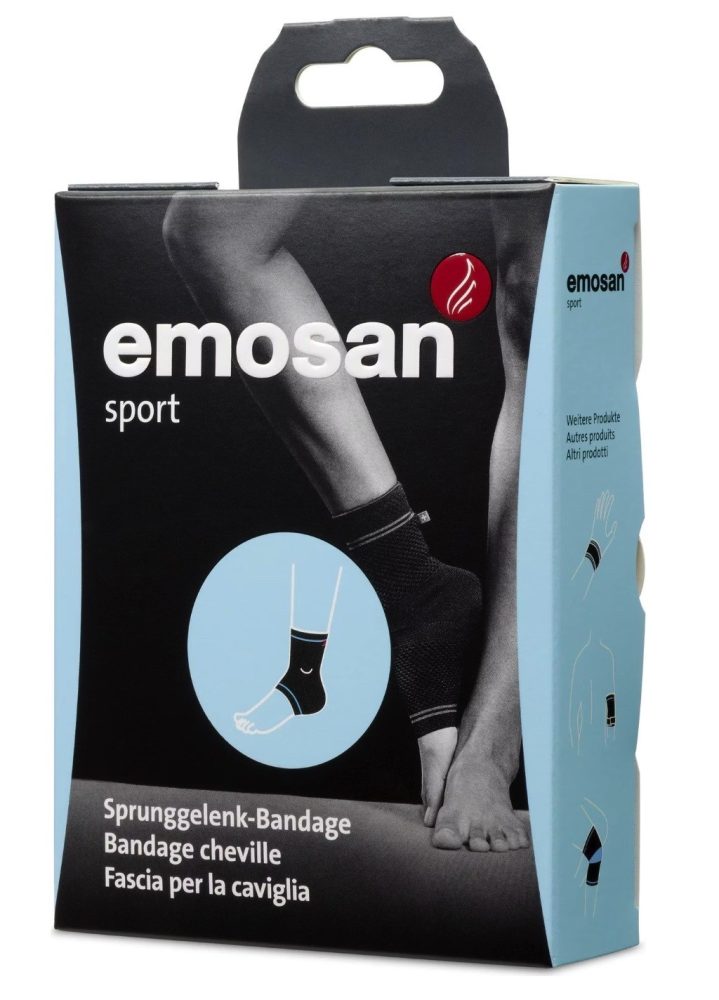 Emosan sport Sprunggelenk-Bandage, Grösse XL (1 Stk)