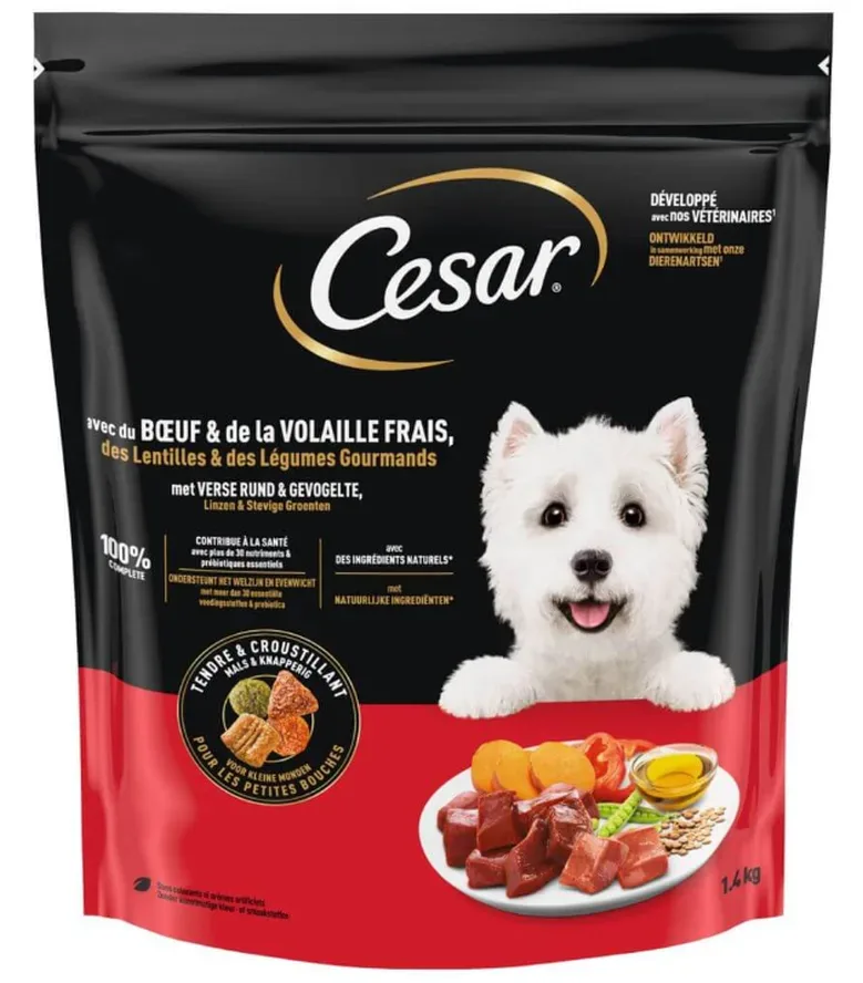 Cesar Trocken-Hundefutter Rind & Geflügel
