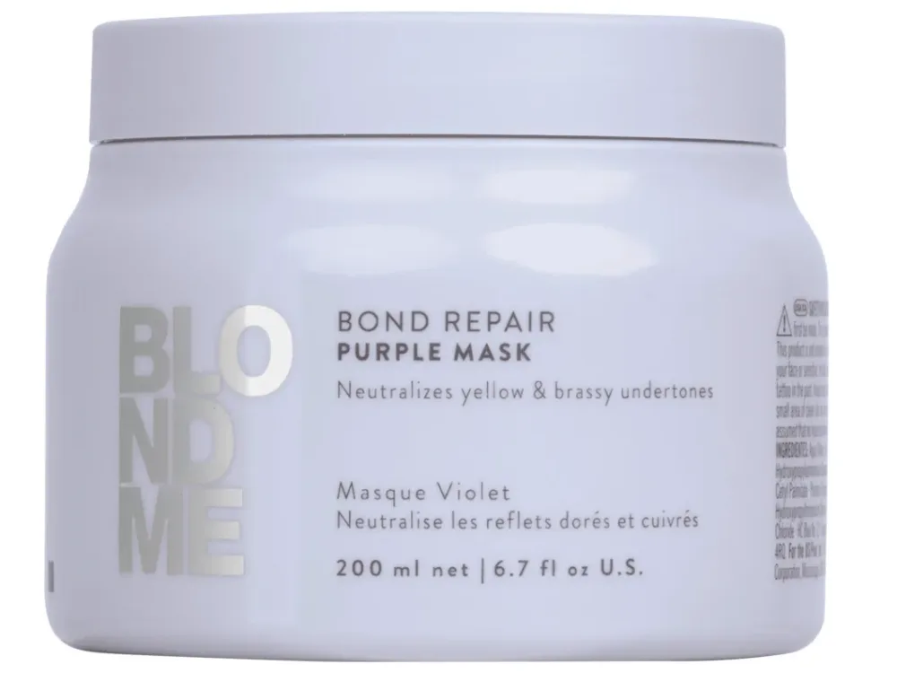 Schwarzkopf BlondMe Bond Repair Purple Mask 200 ml