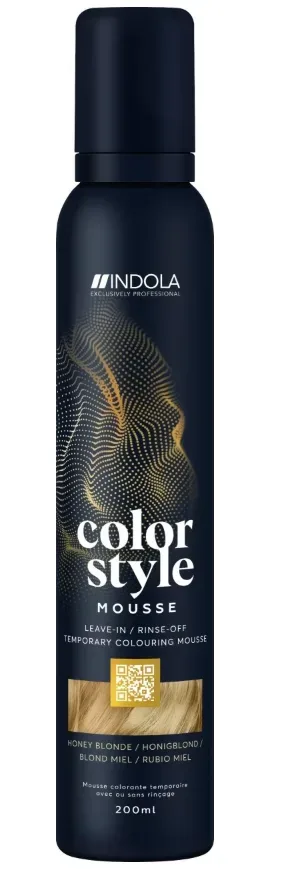 Indola Color Style Mousse Honigblond 200 ml