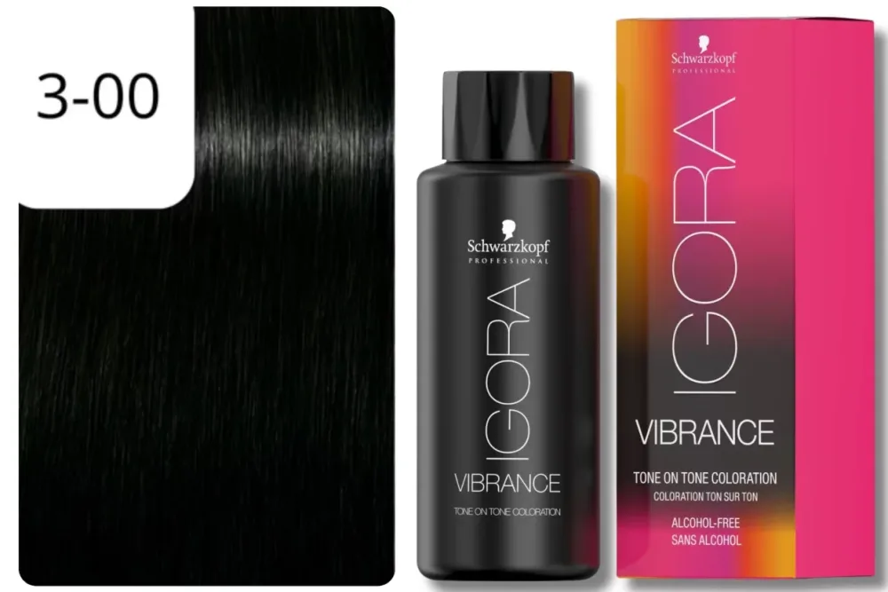 Schwarzkopf Igora Vibrance 3-00 Dunkelbraun Natur Extra 60 ml