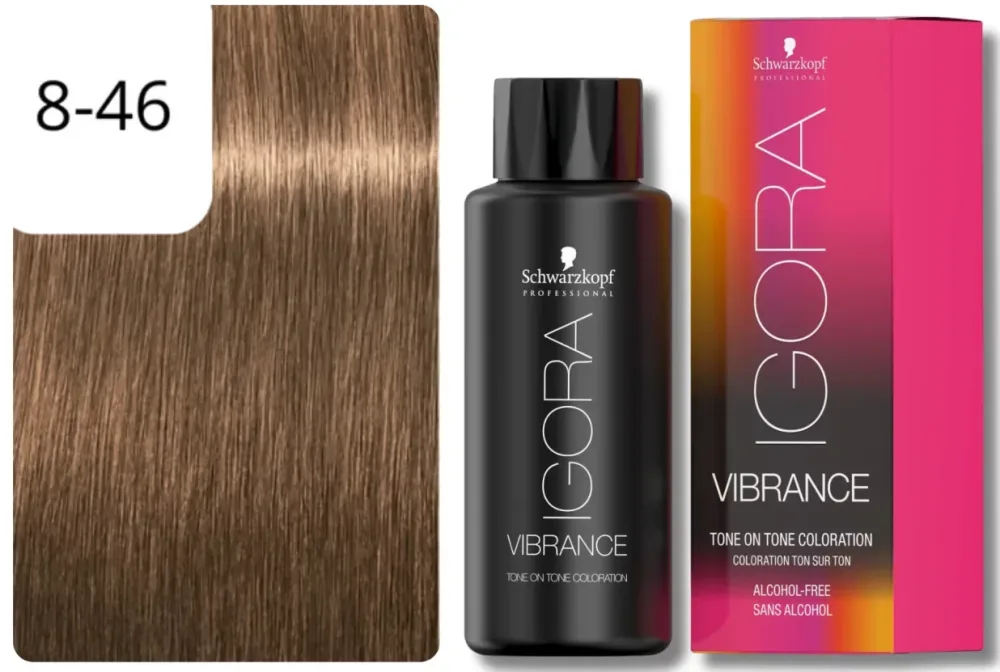 Schwarzkopf Professional Igora Vibrance 8-46 Light Blonde Beige Chocolate 60ml