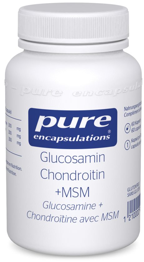 Pure Encapsulations Glucosamin Chondroitin + MSM Kapseln (60 Stk)