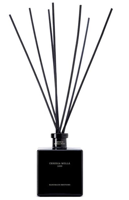 Cereria Mollá Diffuser mit Duftstäbchen Amber & Sandalwood (500ml)
