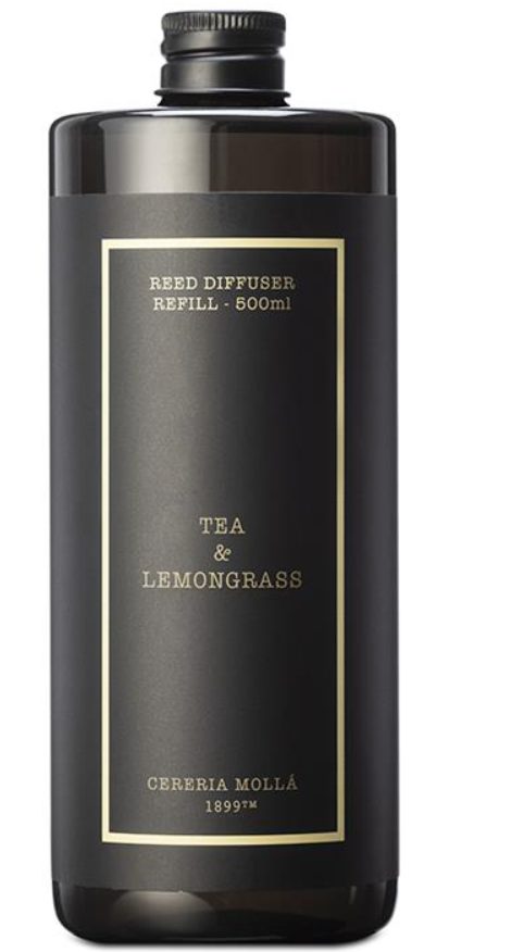 Cereria Mollá Diffuser Refill Tea & Lemongrass (500ml)