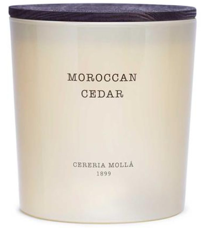 Cereria Mollá Premium Candle XL Moroccan Cedar 3-Docht-Duftkerze (600g)