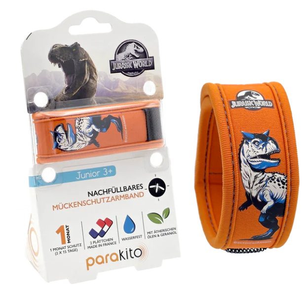 PARAKITO Mückenarmband - JUNIOR Universal Jurassic World, orange (1 Stk)