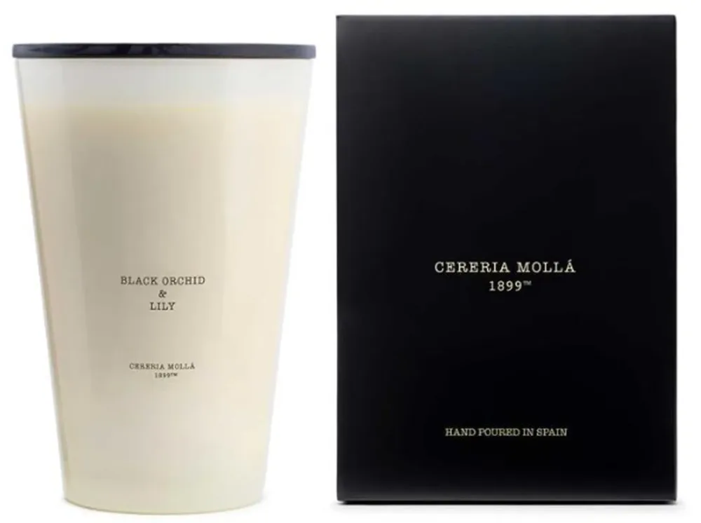 Cereria Mollá Premium Candle 3XL Black Orchid & Lily 7-Docht-Duftkerze (7kg)