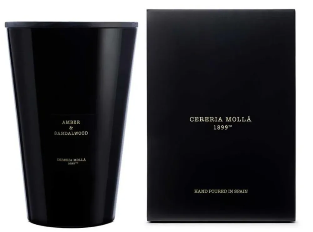 Cereria Mollá Premium Candle 3XL Amber & Sandalwood 7-Docht-Duftkerze (7kg)