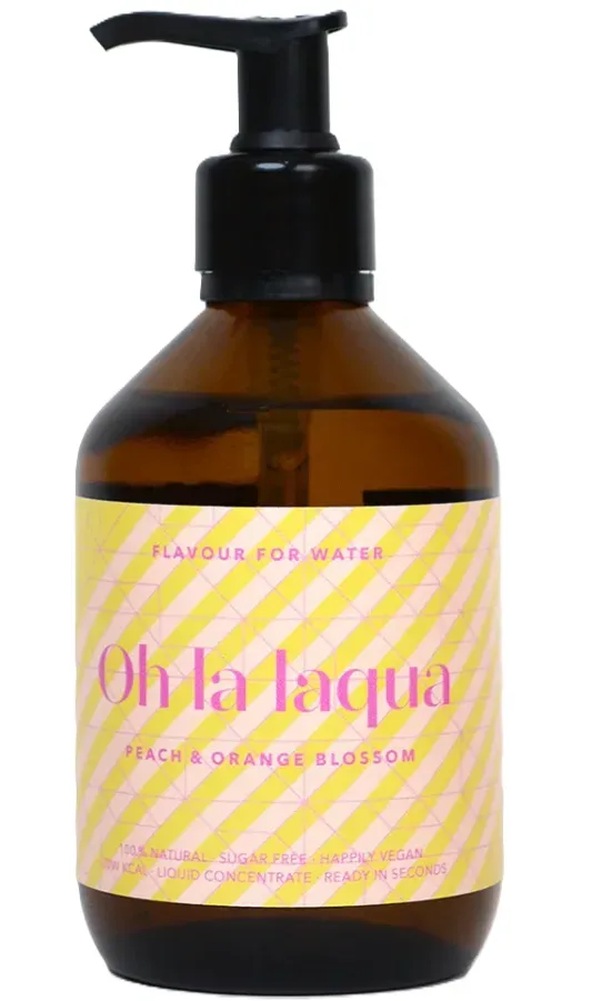 OH LA LAQUA Flavour for Water Pfirsich-Orangenblüte Pumpspender (300ml)