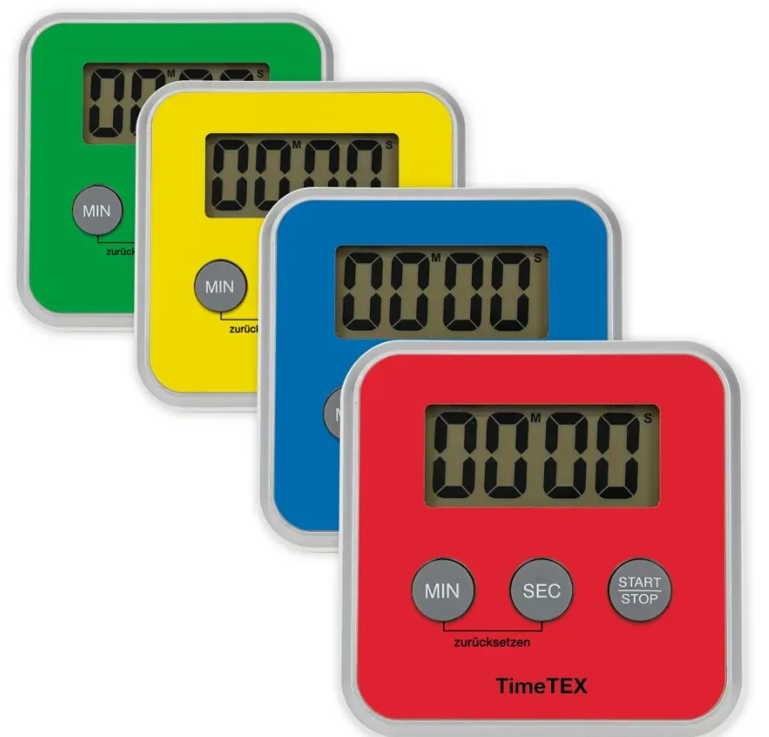 TimeTEX Zeitdauer-Uhr Digital compact, 8x8cm (1 Stk)