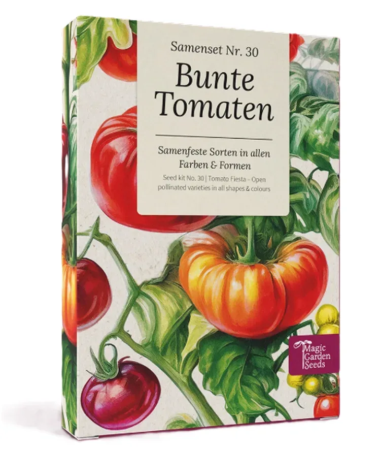 Magic Garden Seeds Samenset, Bunte Tomaten zum Verlieben (1 Stk)