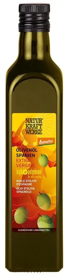 NATURKRAFTWERKE Olivenöl Spanien Extra Vergine Demeter (500ml)