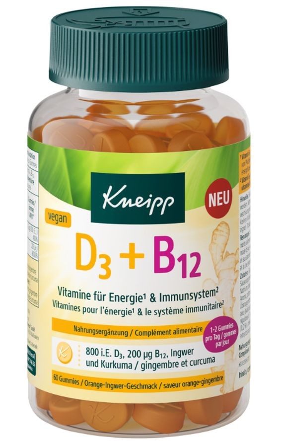 Kneipp D3 + B12 Gummies 60 Stück