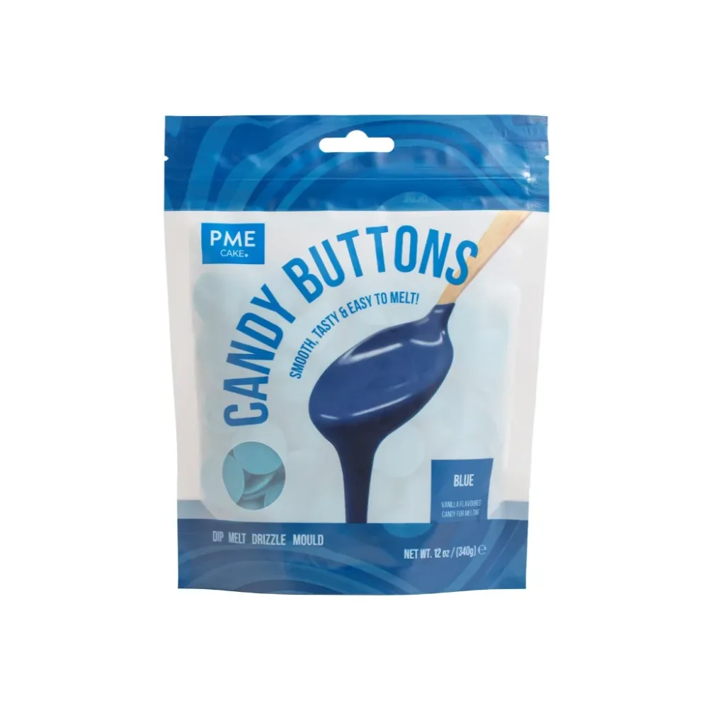 PME Cake Candy Buttons - Blau (340g)