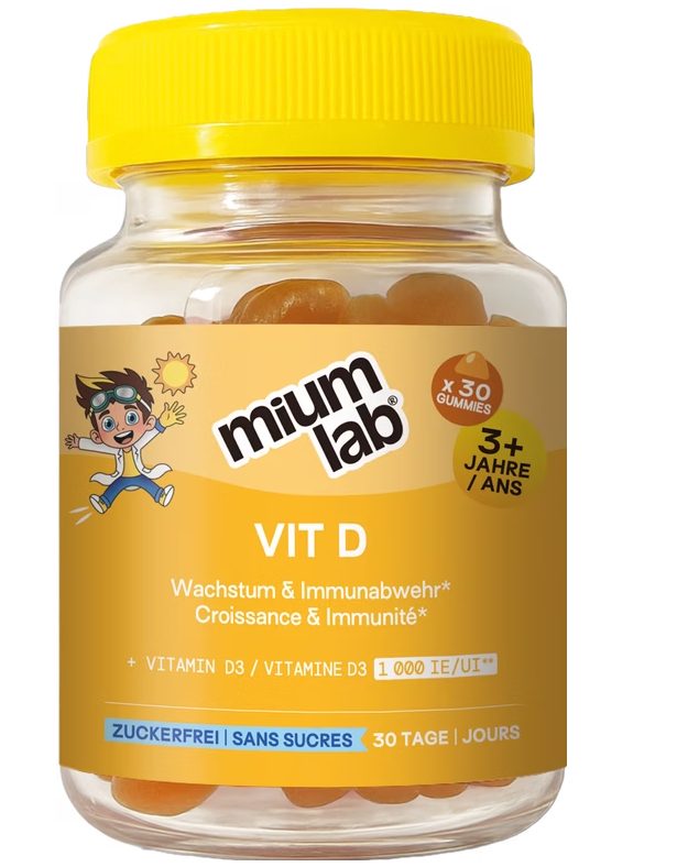 miumLAB Kids Gummies Vitamin D (30 Stk)
