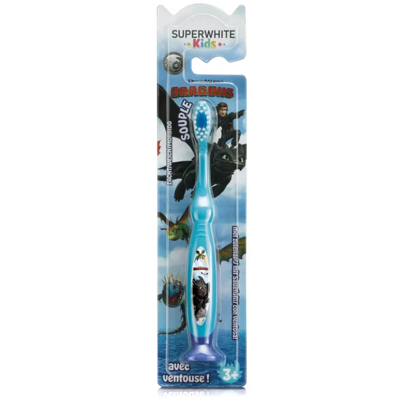 SUPERWHITE Kids Zahnbürste - How to Train Your Dragon Edition (1 Stk)