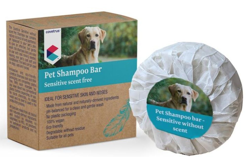 covetrus CVet Haustier Shampoo Bar Sensitive, ohne Duft (80g)