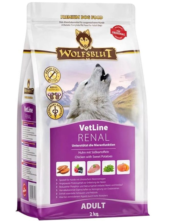 WOLFSBLUT Adult VetLine Renal, Huhn 2 kg