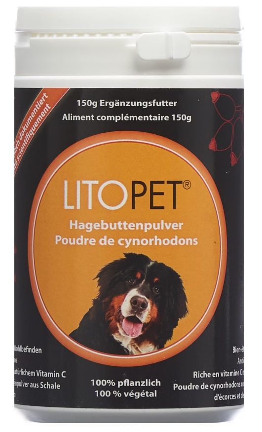 LitoPet Hagebuttenpulver für Hunde (150g)
