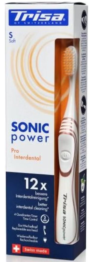 Trisa - Schallzahnbürste Sonicpower Pro Interdental Soft, Zufallsauswahl, 1 Stück