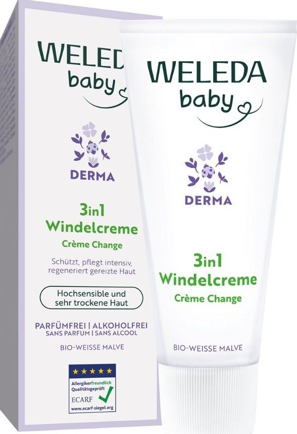 Weleda Derma 3in1 Windelcreme weisse Malve (50ml)