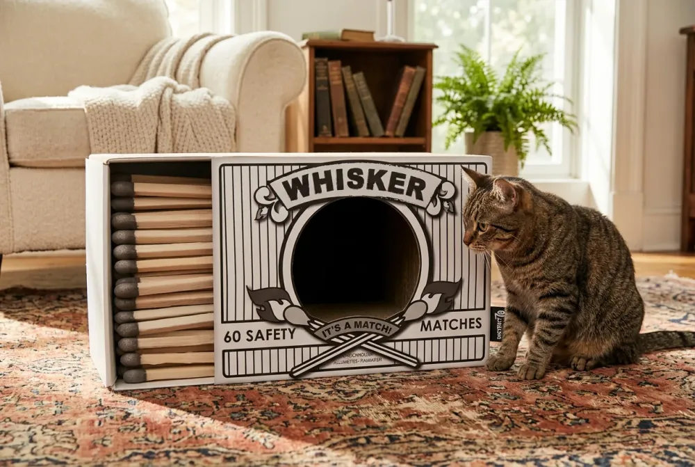 District70 Whisker Katzenhöhle weiss, 55x30x30cm (1 Stk)