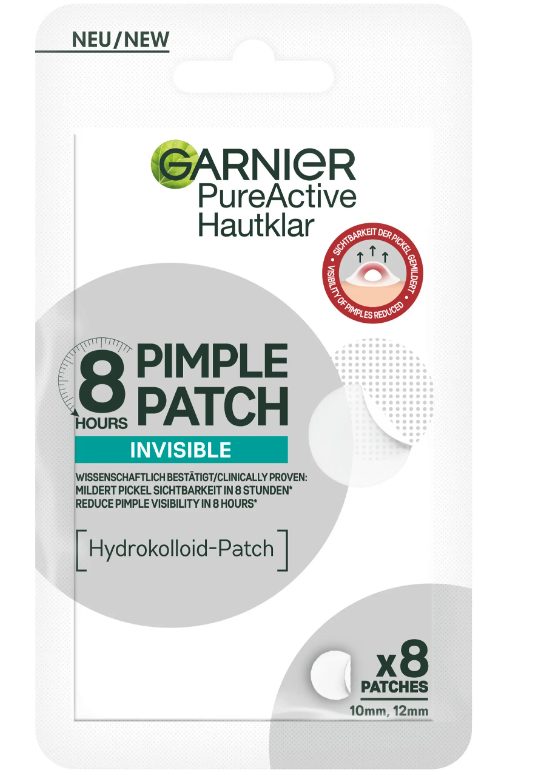 Garnier - 8H Invisible Pimple Patch, 8 Stück