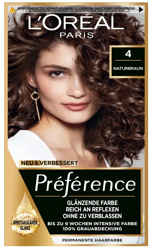 L'Oréal Paris - Permanent Coloration, 1 Stück,  Naturbraun/Châtain naturel