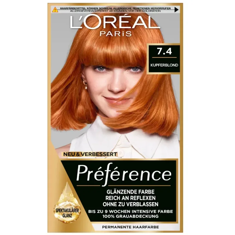 L'Oréal Paris - Permanent Coloration, 1 Stück, . Kupferblond/Blond cuivré