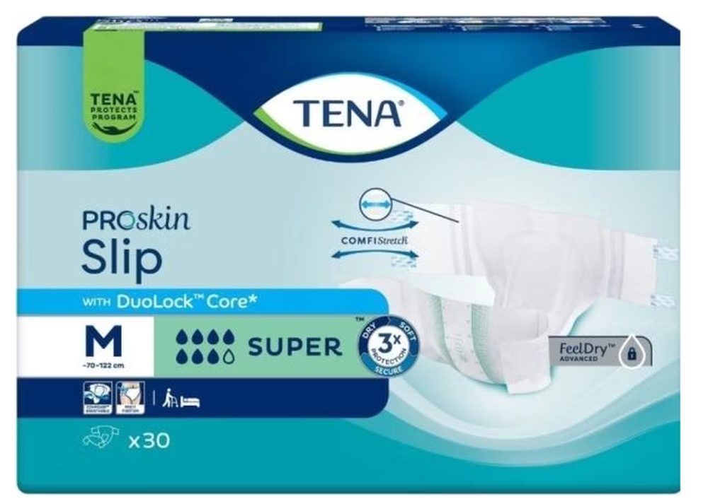 TENA Slip Super, Grösse M, Taille 73-122cm (30 Stk)