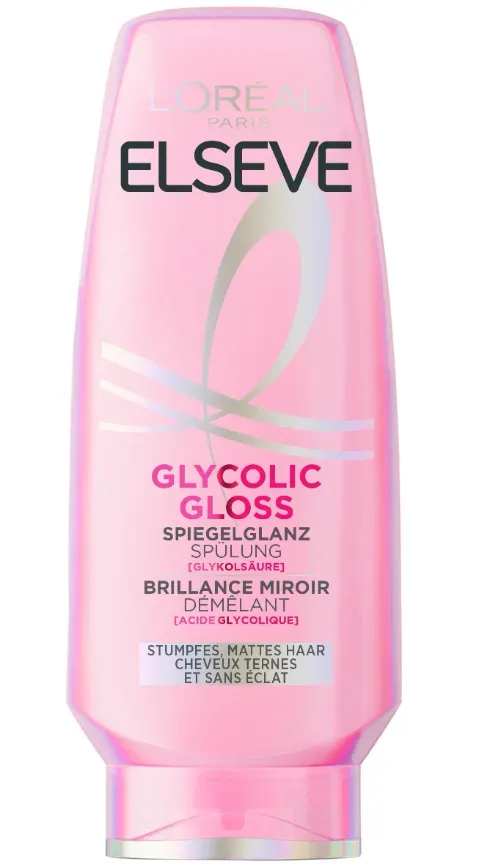 L'Oréal Paris - Glycolic Gloss Spiegelglanz Spülung, 200 ml