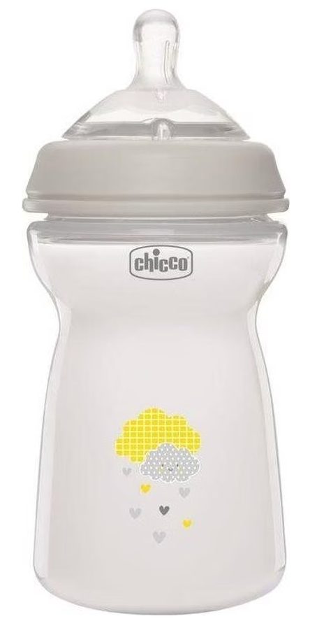 Chicco - Fläschchen, 6 Monate, Weiss