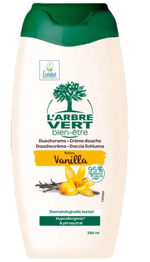 L'ARBRE VERT Ökologisches Duschgel Vanilla (260ml)