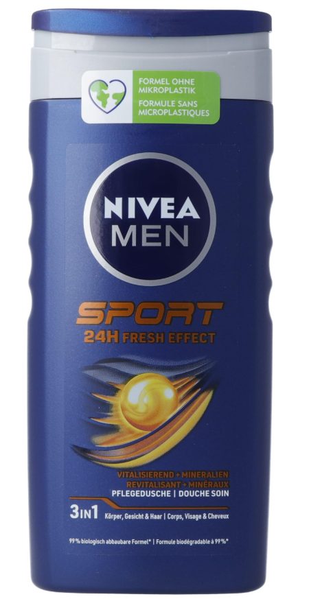Nivea Men Sport 24H fresh effect 3 in 1 Duschgel (250ml)