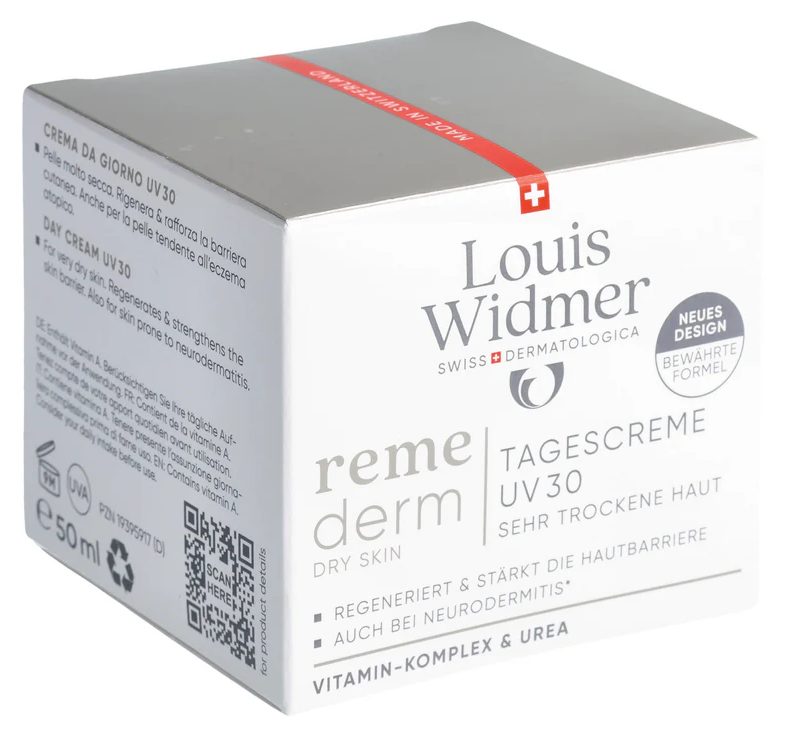 Louis Widmer - remederm Tagescreme UV 30, 50 ml
