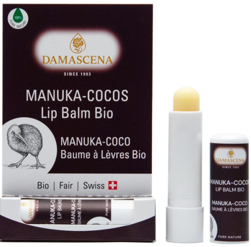 Damascena Manuka Cocos Lippen Balm Bio (4.5g)