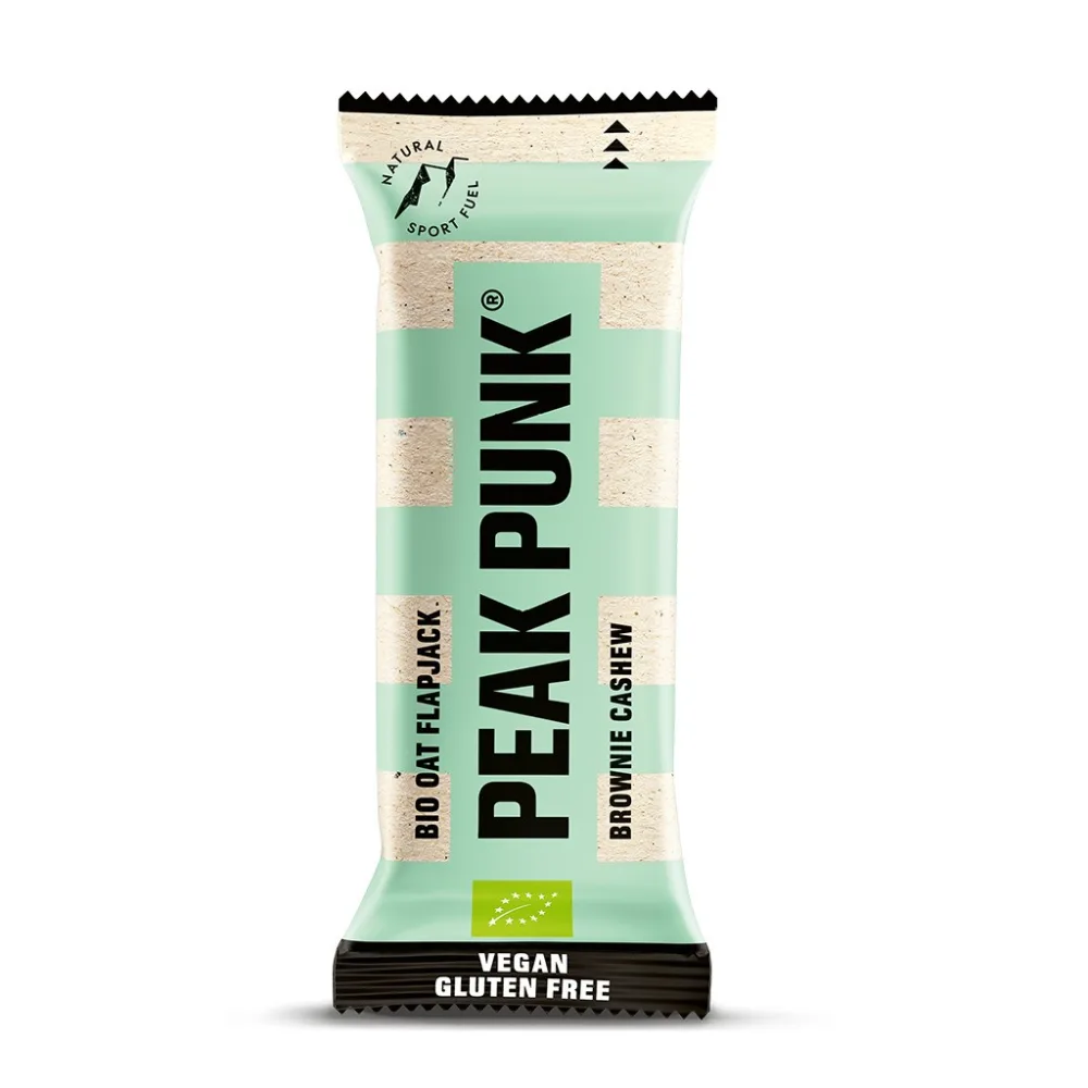 PEAK PUNK Organic Oat Flapjack Brownie Cashew (60g)
