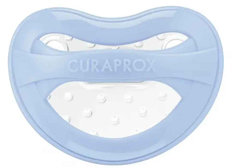 Curaprox Nuggi, Grösse 1, blau, 1-2.5 Jahre (1 Stk)