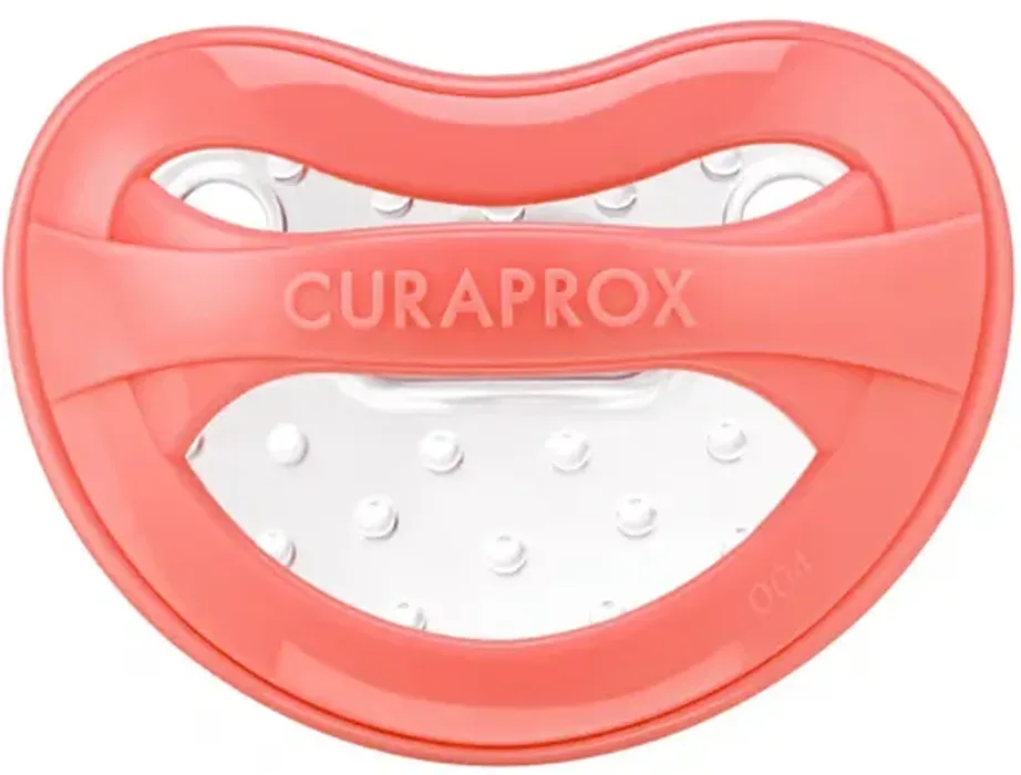 Curaprox Nuggi, Grösse 1, coral, 1-2.5 Jahre (1 Stk)