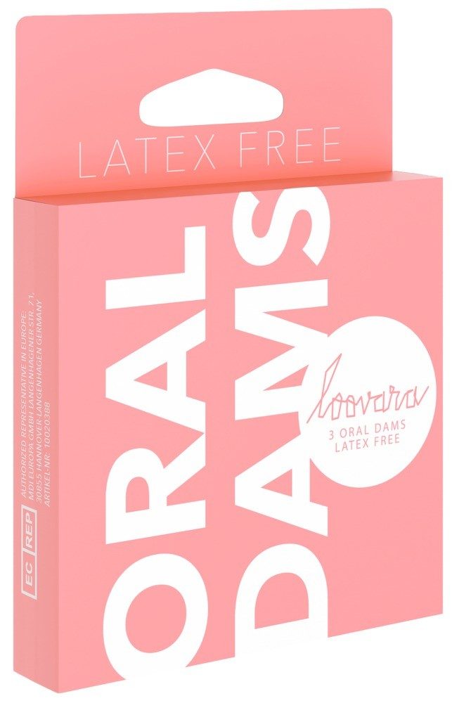 Loovara Oral Dams, latexfreie Lecktücher (3 Stk)