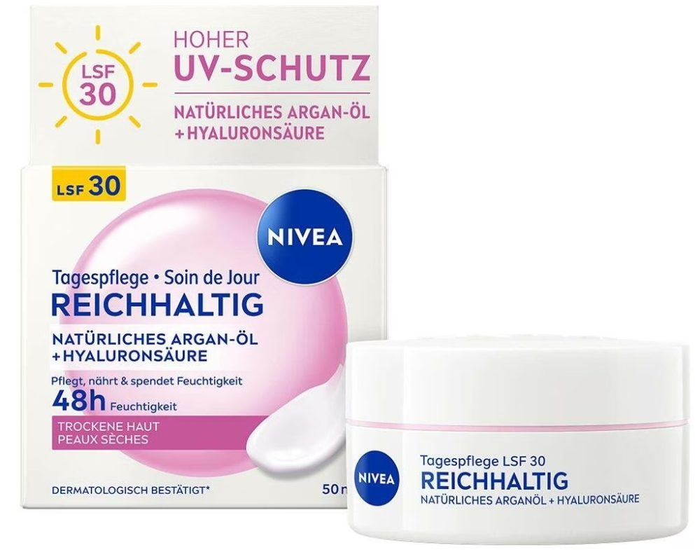 Nivea - Face Reichhaltige Tagescreme LSF 30, 50 ml
