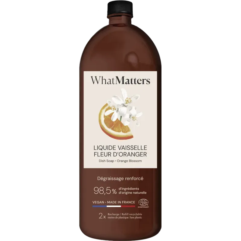 What Matters Orangenblüten-Spülmittel Eco-Nachfüllpackung (500ml)