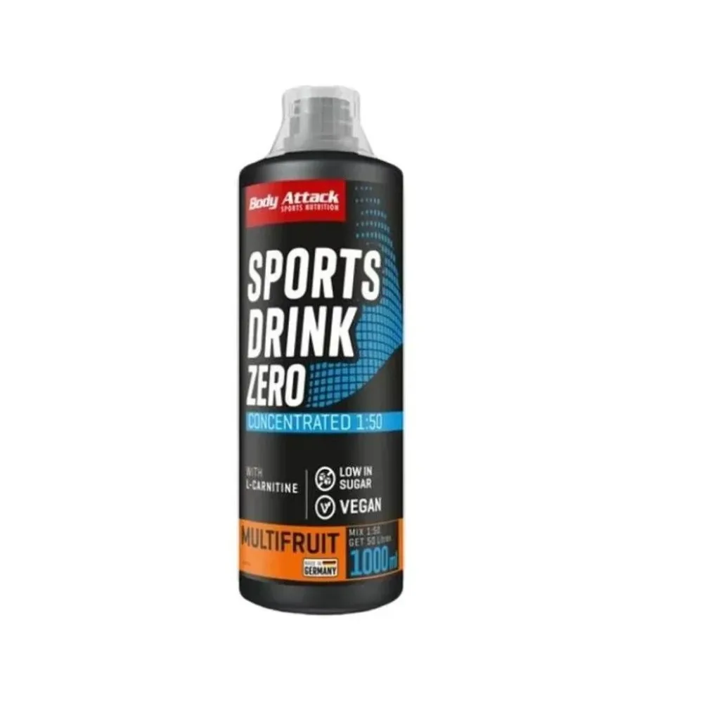 Body Attack Sports Drink Zero Multifrucht (1 Liter)